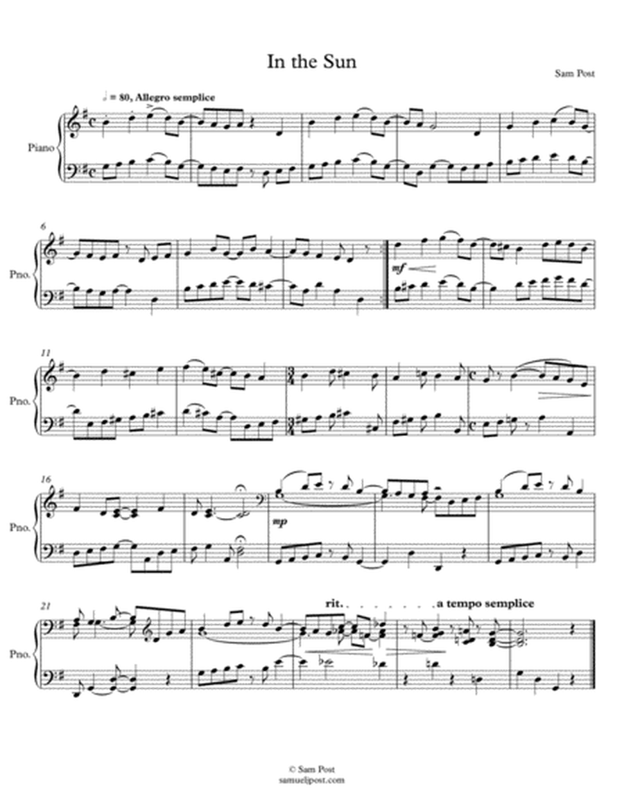 Ten Pieces for Progressing Students, Capable Amateurs, and (Lazy) Professionals, op. 57