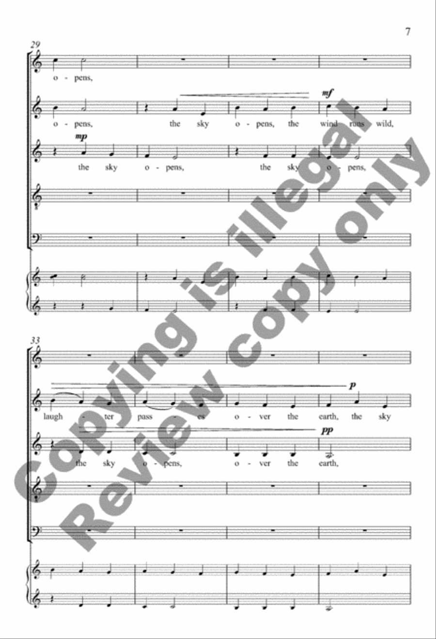 Light SSATB scores gallery preview page 7
