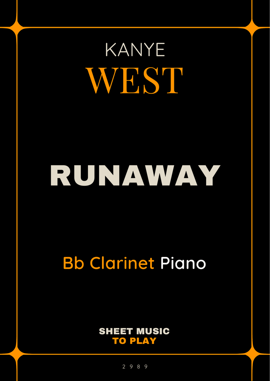 Runaway B-Flat Clarinet scores gallery preview page 1