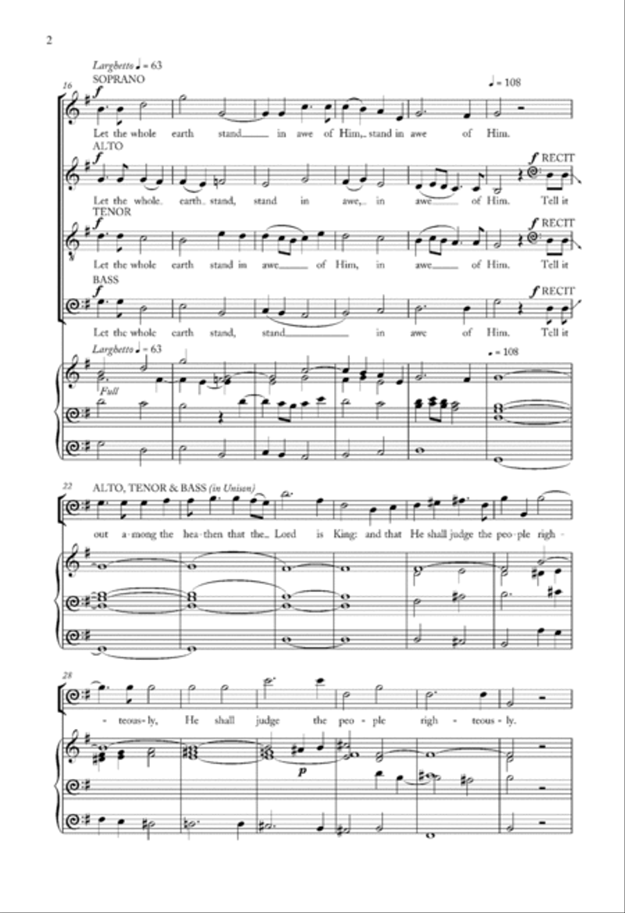 Ascribe Unto The Lord Choir scores gallery preview page 2