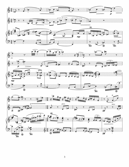 Aubade & Gigue, for oboe, violin & piano image number null