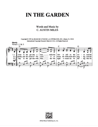 Book cover for In The Garden