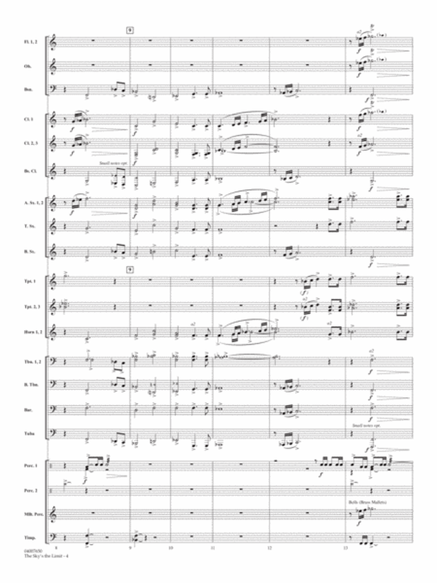 The Sky's the Limit - Conductor Score (Full Score)