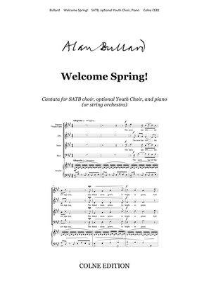 Welcome Spring! - cantata for SATB choir, optional youth choir, and piano (or strings)
