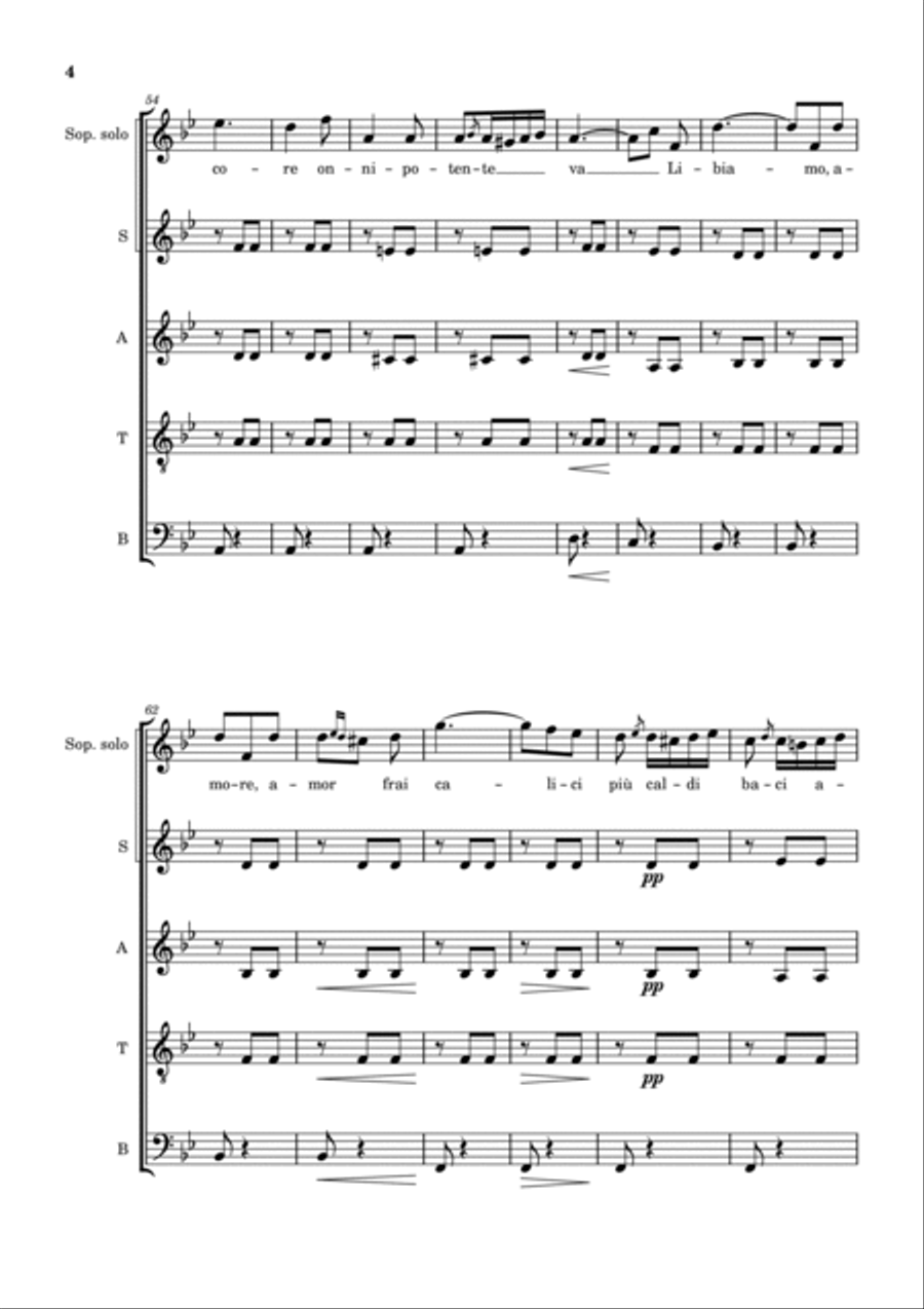 Brindisi 4-Part scores gallery preview page 4