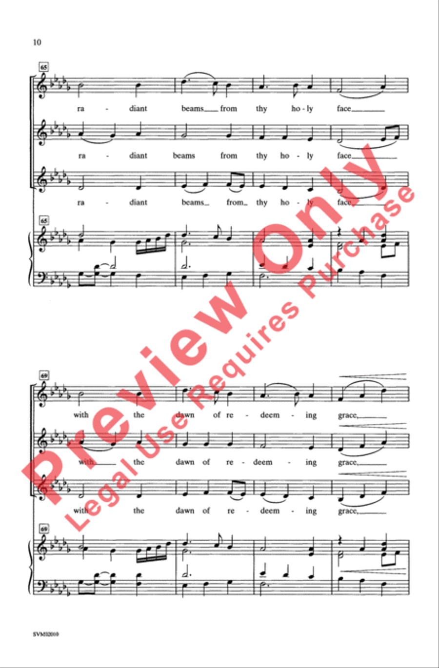 Silent Night - SSA SSA scores gallery preview page 10