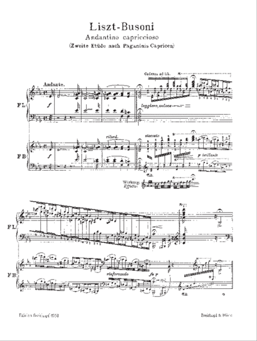 6 Etudes after Paganini