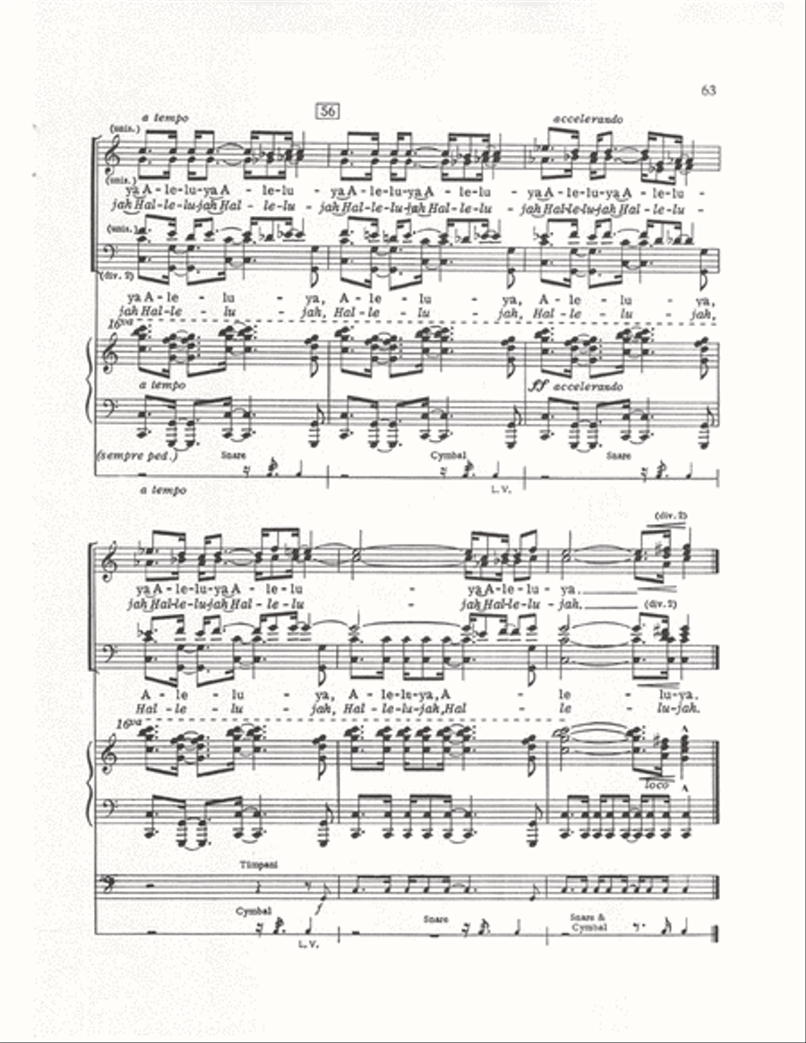 The Cuban Mass (Vocal Score) 4-Part scores gallery preview page 60