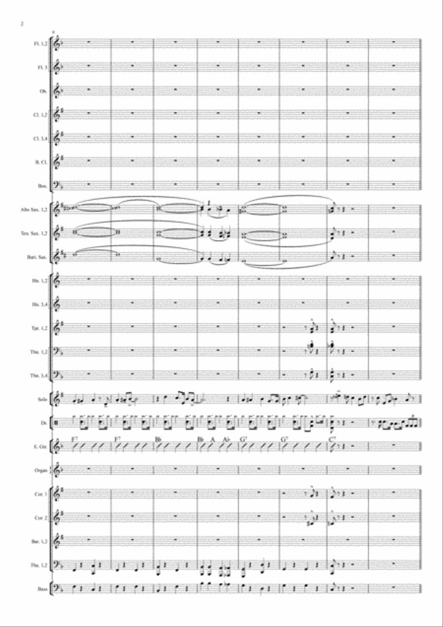 I Can't Give You Anything but Love, Baby Marching Band scores gallery preview page 3