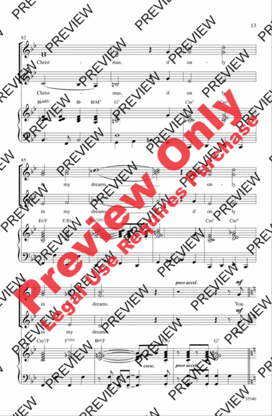 A Swingin' Christmas Women's Choir scores gallery preview page 13