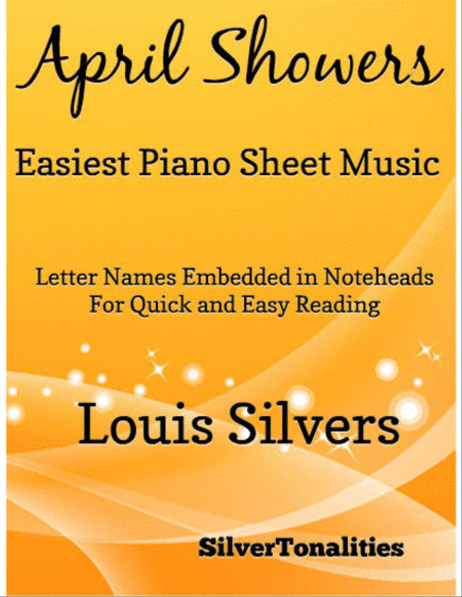 April Showers Easiest Piano Sheet Music Easy Piano scores gallery preview page 1