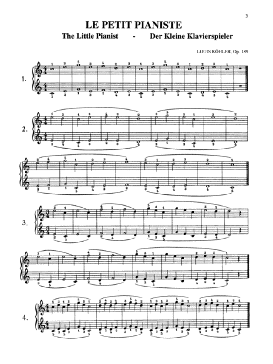 The Little Pianist Op. 189 Piano Method scores gallery preview page 4