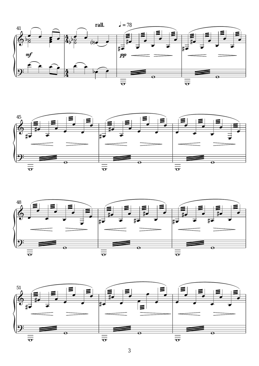Scene D'amour From Vertigo Piano Solo scores gallery preview page 3