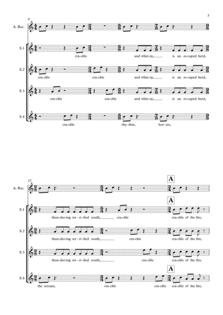 Rhythm Herd (4 sopranos, alto recorder) image number null