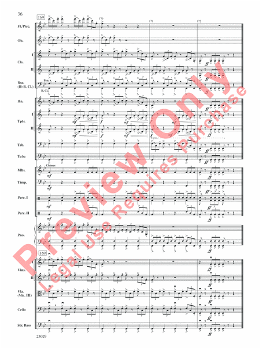 Charlie and the Chocolate Factory, Selections from the Original Movie Soundtrack Full Orchestra scores gallery preview page 37