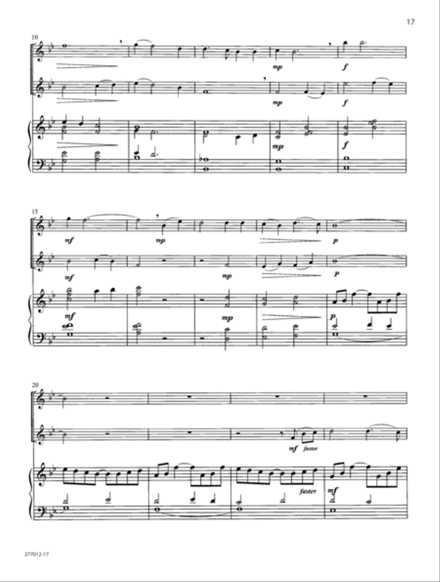 Be Still My Soul Flute Duet scores gallery preview page 10