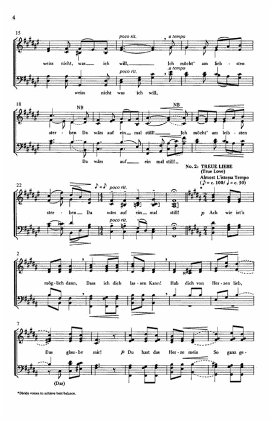 Songs of Parting (Three Traditional German) Divisi scores gallery preview page 3