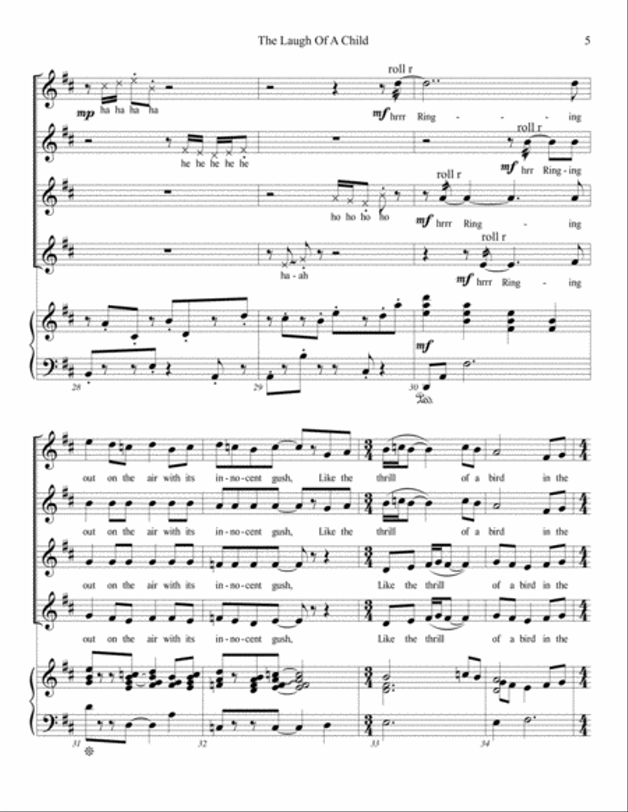 Laugh of a Child Small Ensemble scores gallery preview page 5