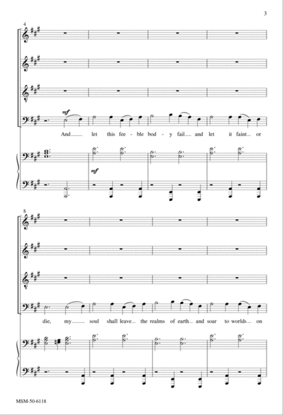 And We'll All Sing Hallelujah 4-Part scores gallery preview page 3