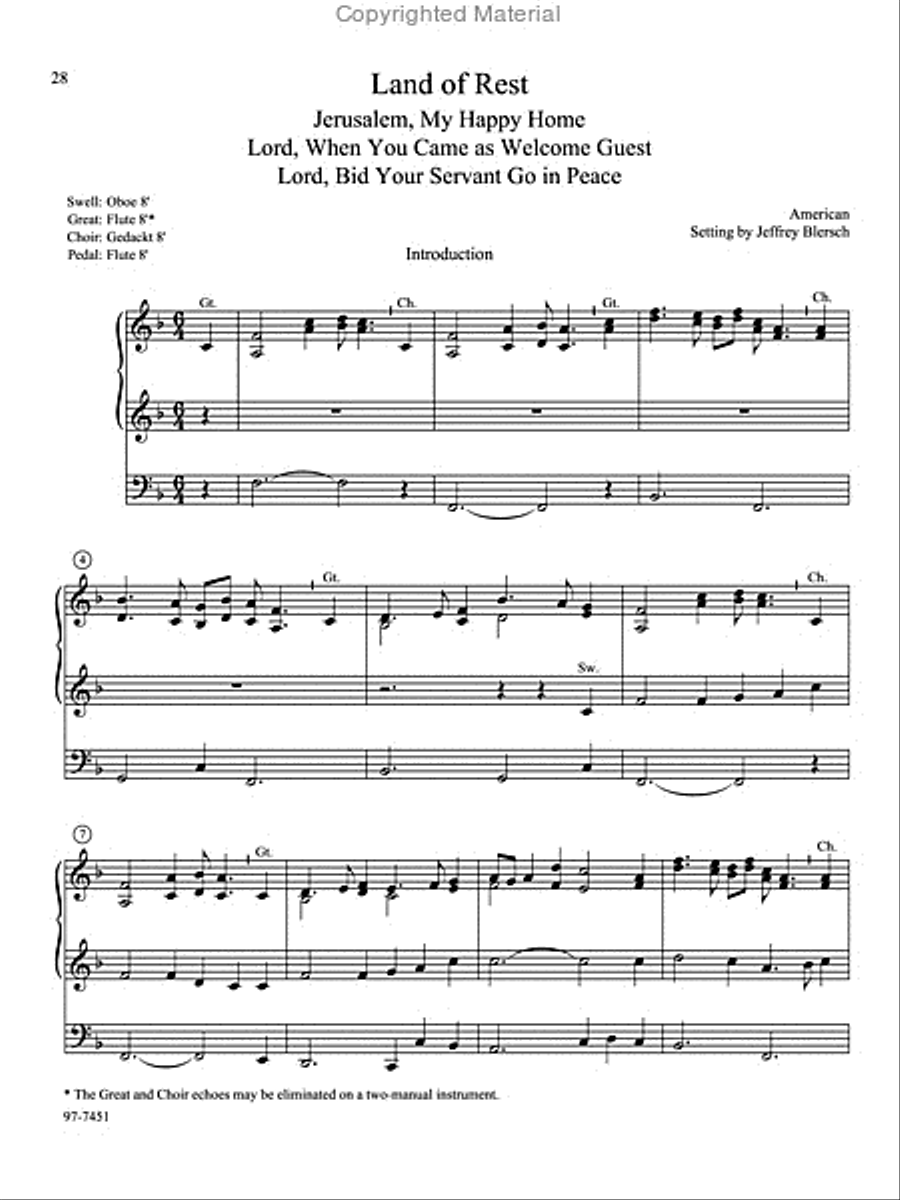 Introductions, Harmonizations, Accompaniments, Interpretations, Vol. 6 Organ scores gallery preview page 11