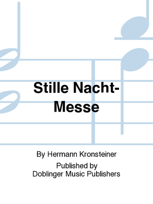 Book cover for Stille Nacht-Messe