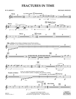 Fractures in Time - Bb Clarinet 1