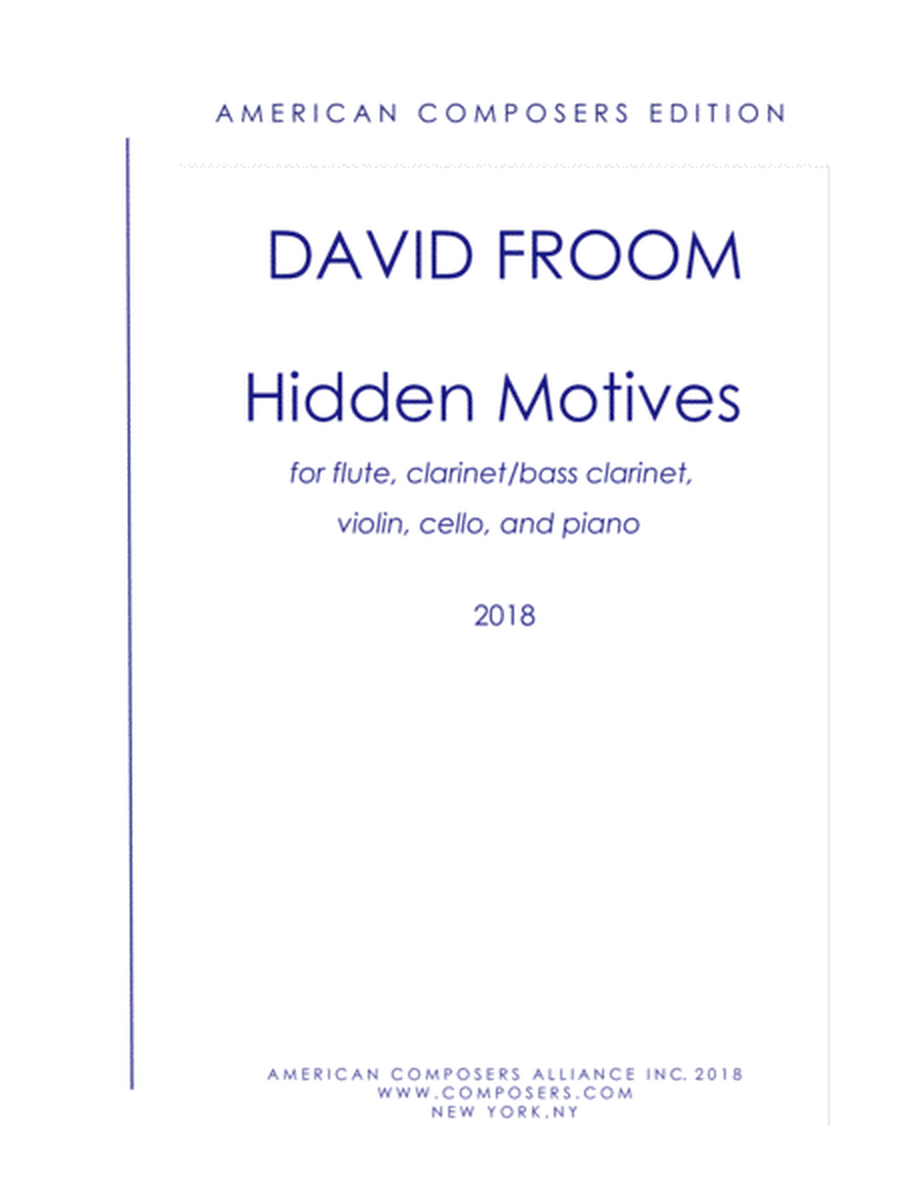 [Froom] Hidden Motives
