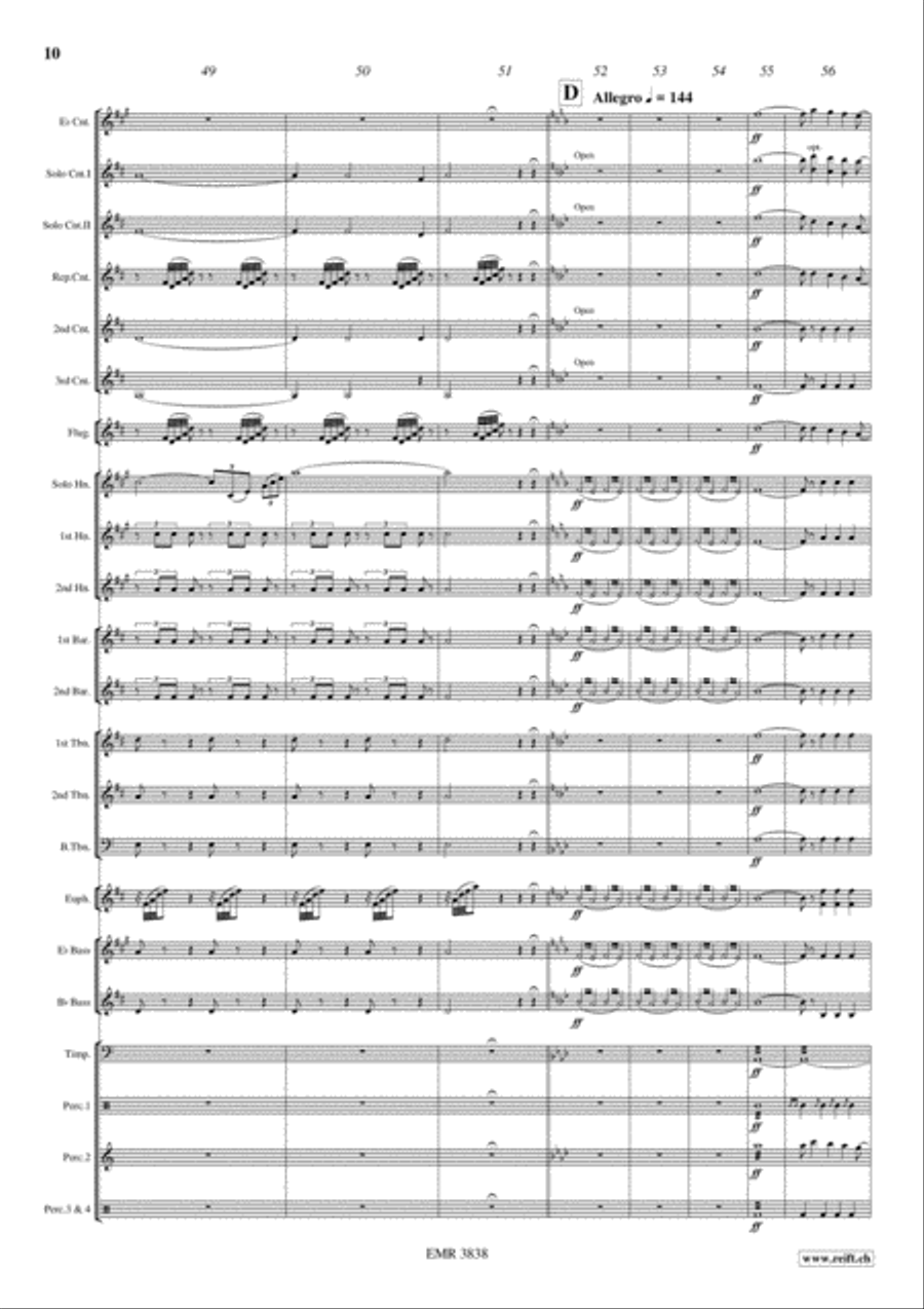 Dichter und Bauer Brass Band scores gallery preview page 11