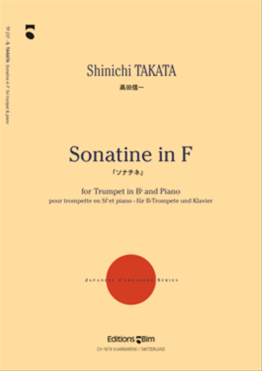 Sonatine in F Trumpet Solo scores gallery preview page 1