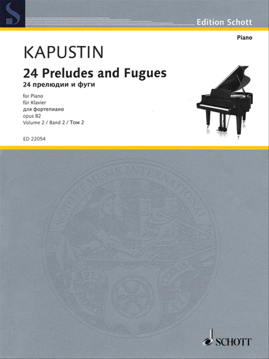 24 Preludes and Fugues Op. 82 Piano Solo scores gallery preview page 1