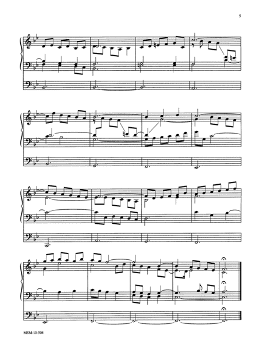 Three Chorale Variations on Veni, Creator Spiritus Organ scores gallery preview page 4
