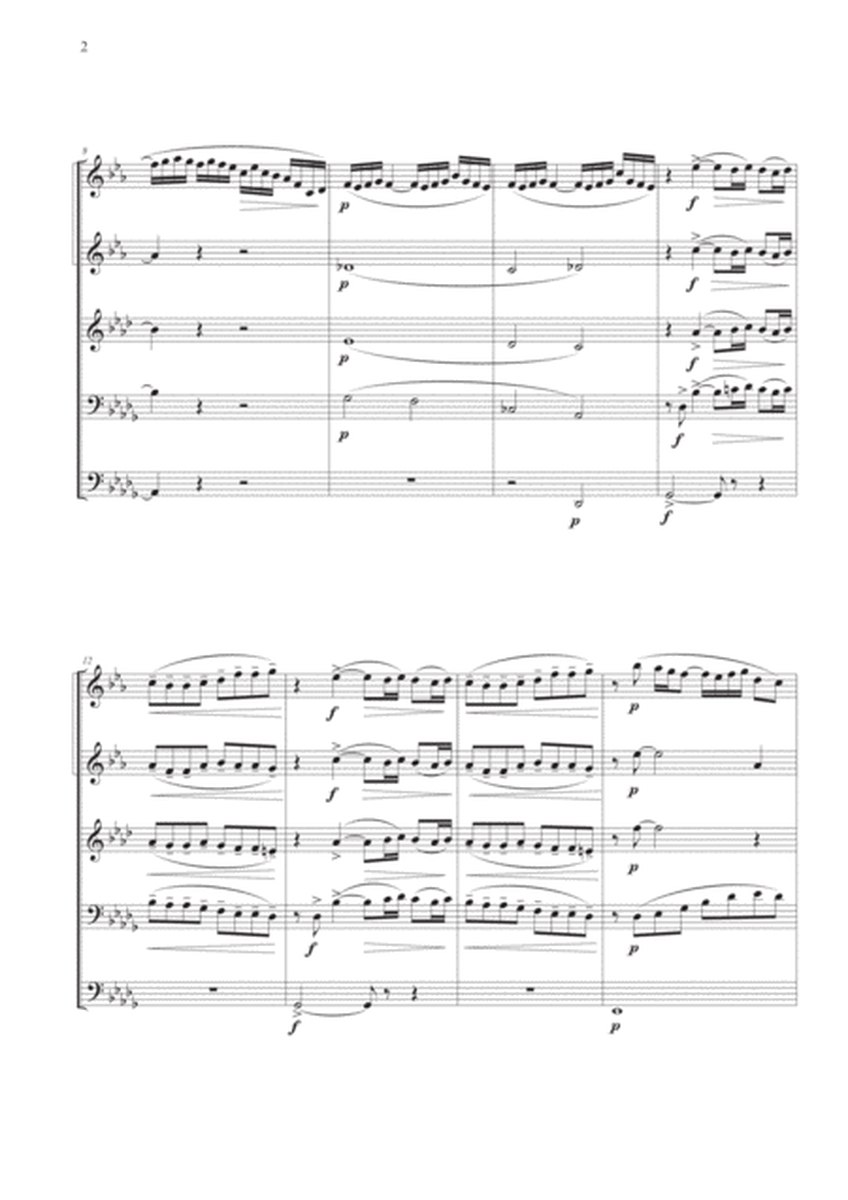 Prelude from "Suite Bergamasque" for Brass Quintet image number null