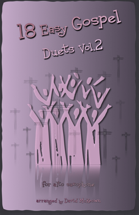 Book cover for 18 Easy Gospel Duets Vol.2 for Alto Saxophone