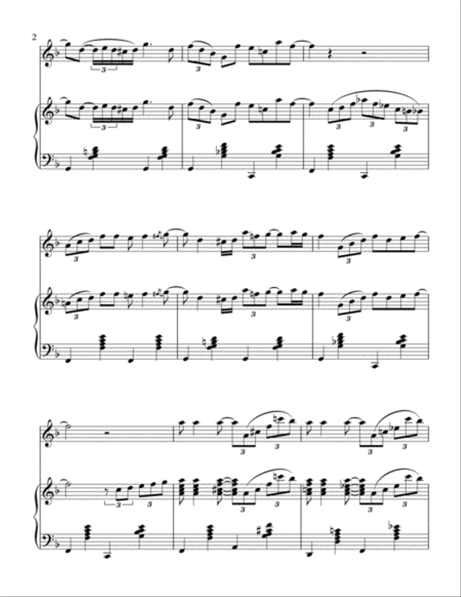 Love Me Tender Piano scores gallery preview page 3