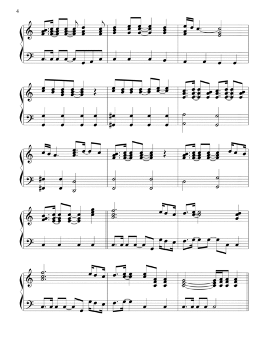 Dancing Queen Dancing Queen Piano Solo scores gallery preview page 4