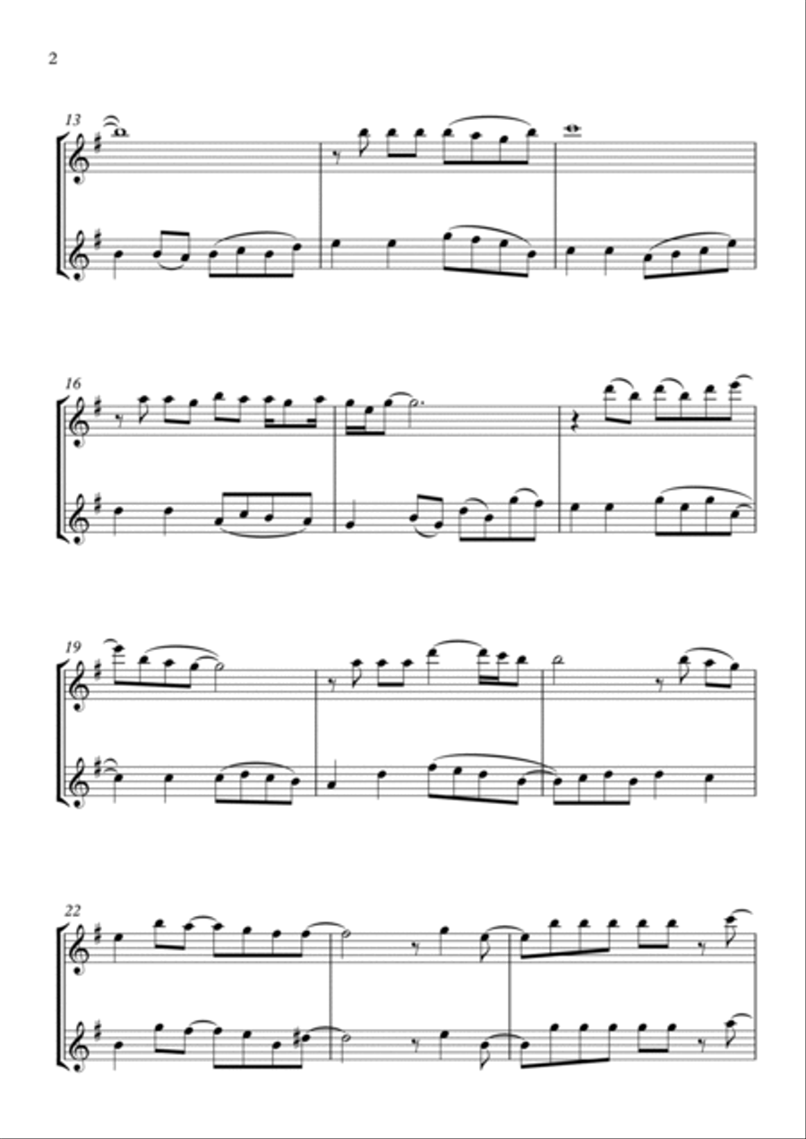 Flowers Woodwind Duet scores gallery preview page 2