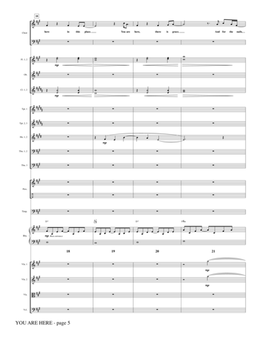 You Are Here (incorporating Doxology) - Full Score