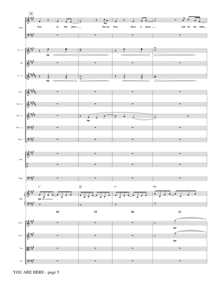 You Are Here (incorporating Doxology) - Full Score