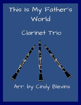 Book cover for This Is My Father's World, Clarinet Trio