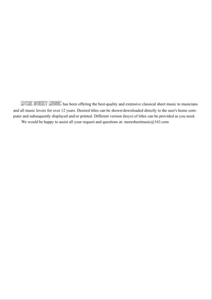 Handel-Vo' far guerra in G Major,for Voice and Piano Voice Solo scores gallery preview page 2
