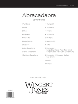 Abracadabra - Full Score