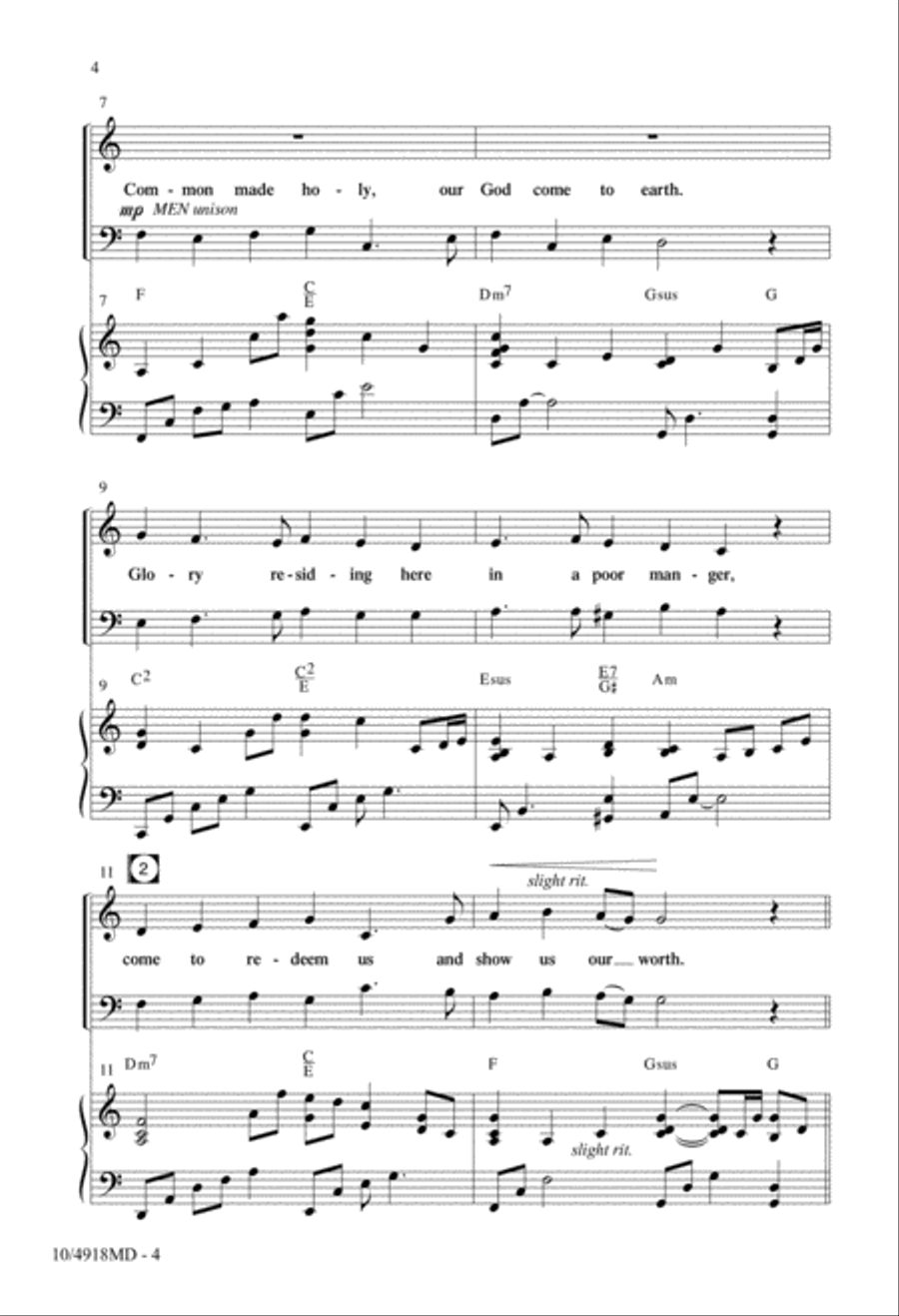 Child of the Promise 4-Part scores gallery preview page 3