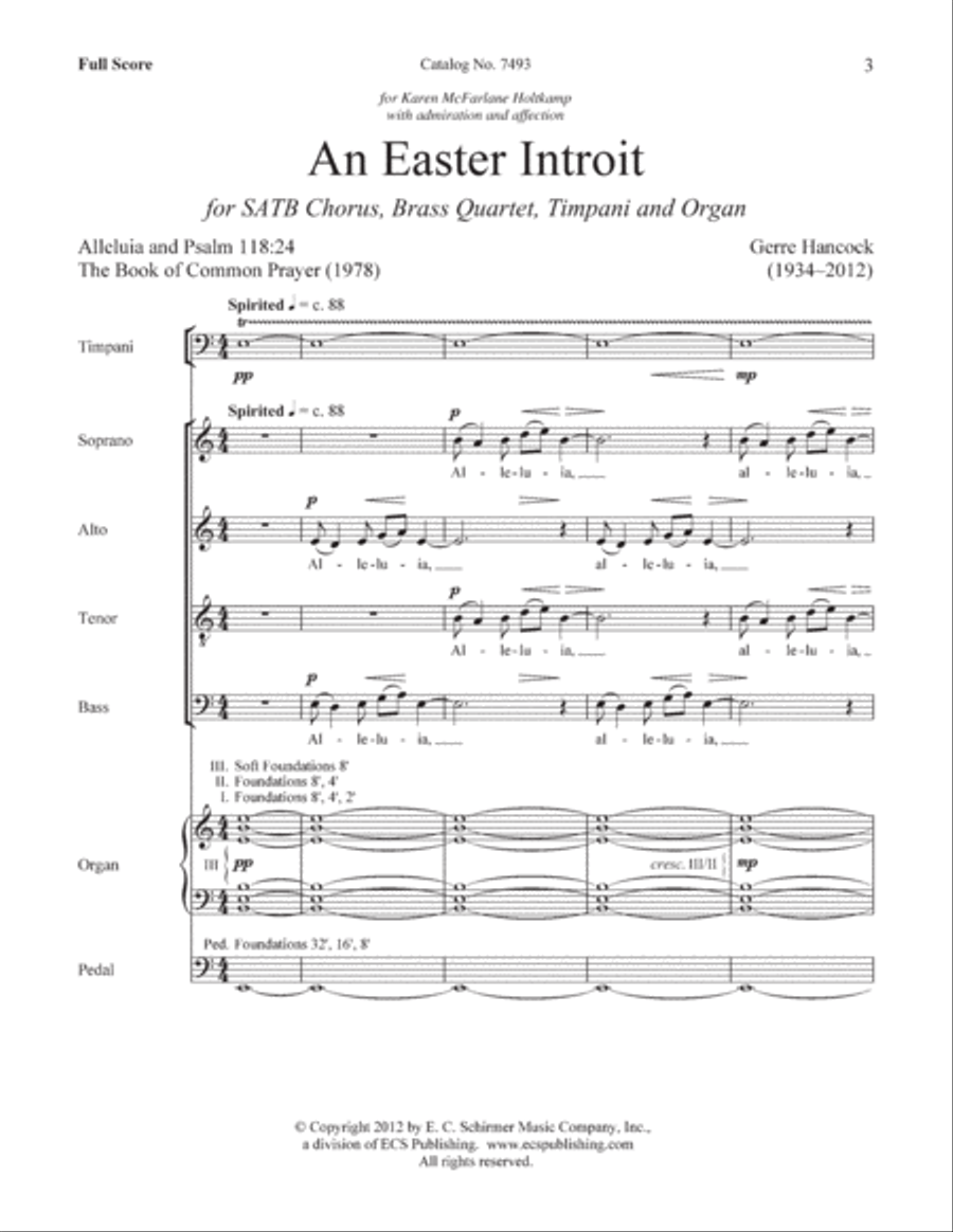 An Easter Introit An Easter Introit Choir scores gallery preview page 2