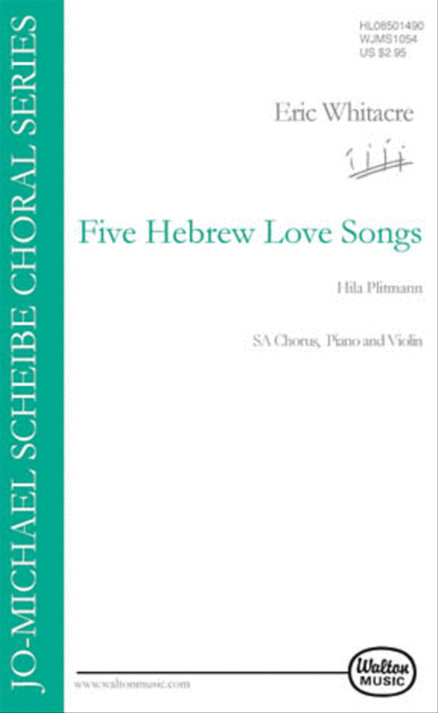 Five Hebrew Love Songs (SA) SA scores gallery preview page 1