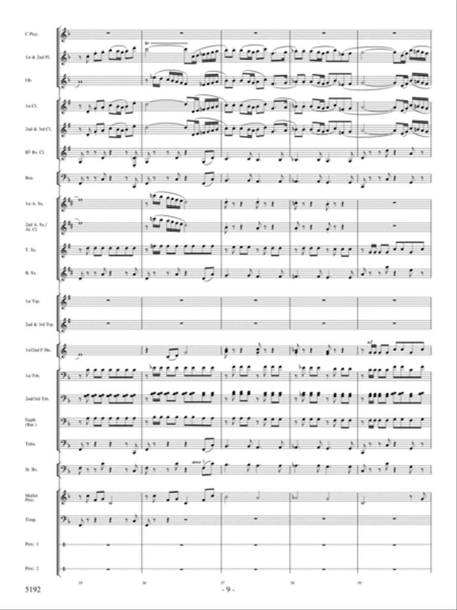 Main Street Celebration Concert Band scores gallery preview page 8