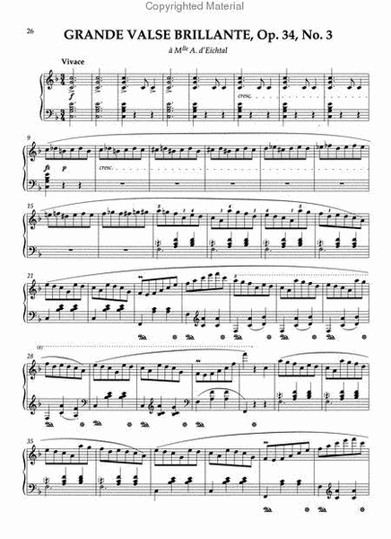 Waltzes for Piano by Frederic Chopin Piano Solo - Sheet Music