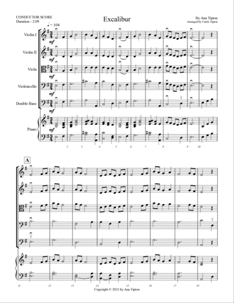 Excaliber String Orchestra scores gallery preview page 2