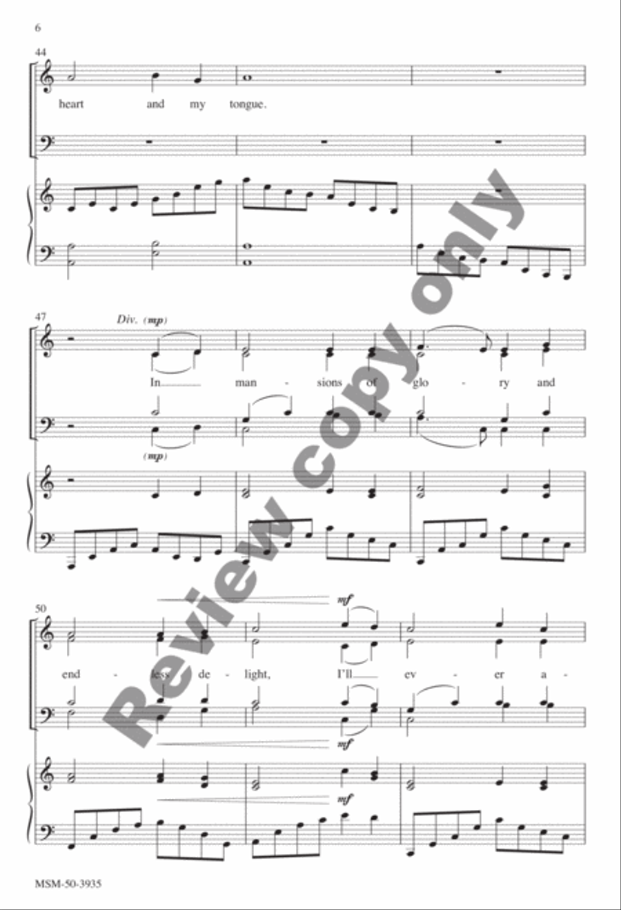 O Jesus, My Savior 4-Part scores gallery preview page 13