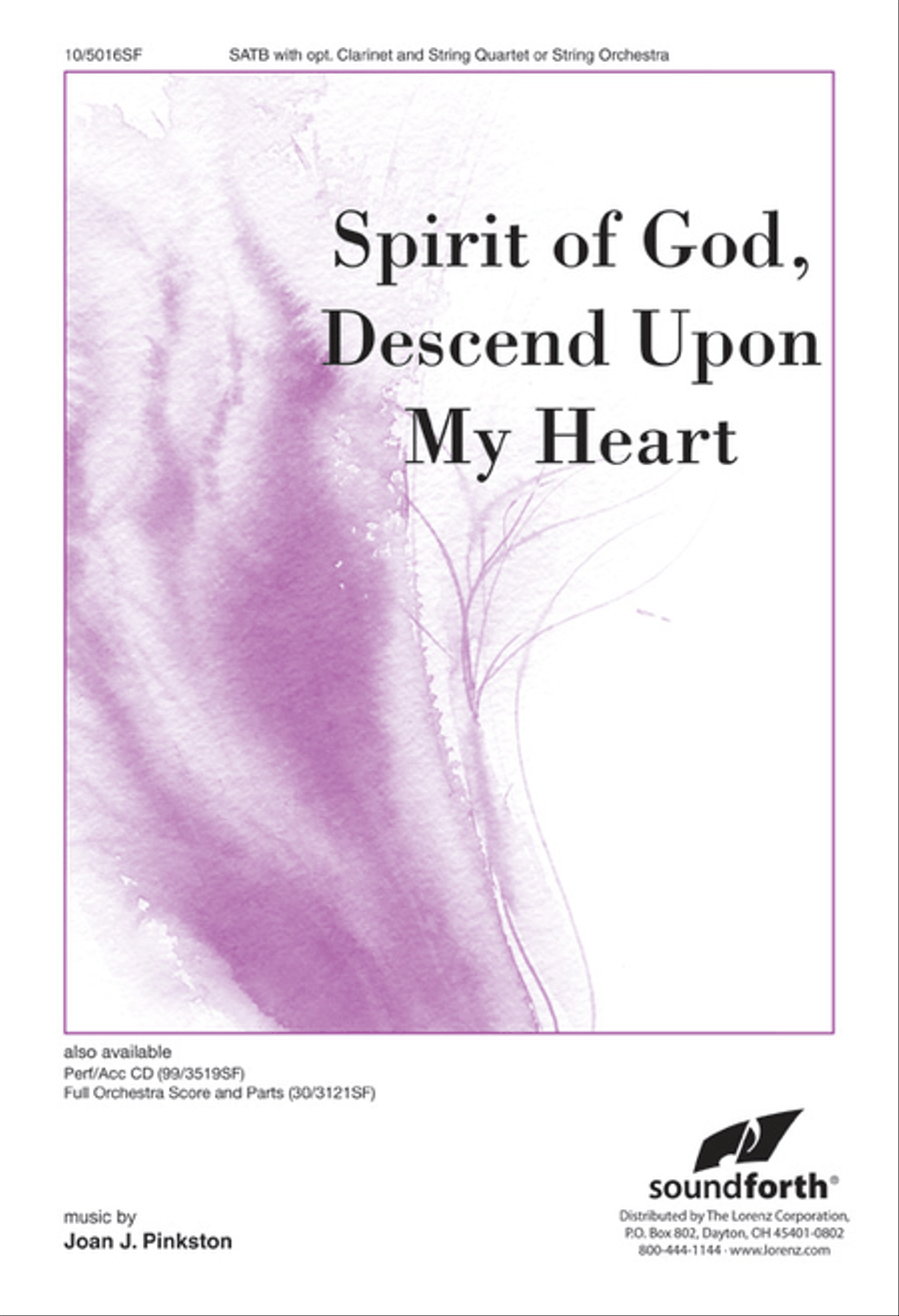 Spirit of God, Descend Upon My Heart image number null