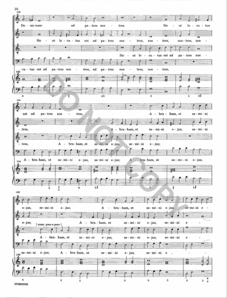 Magnificat a 4 da cappella 4-Part scores gallery preview page 11